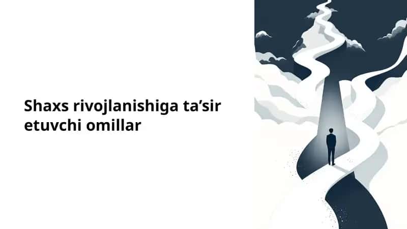 Shaxs rivojlanishiga ta’sir etuvchi omillar 1