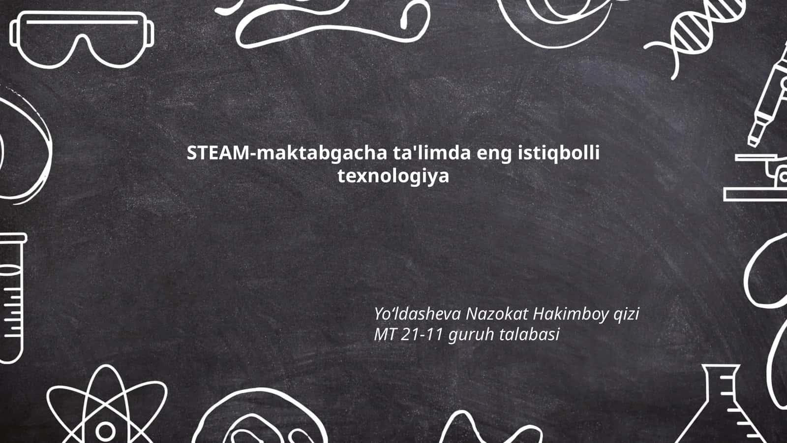 Robototexnika maktabgacha ta'limda 1