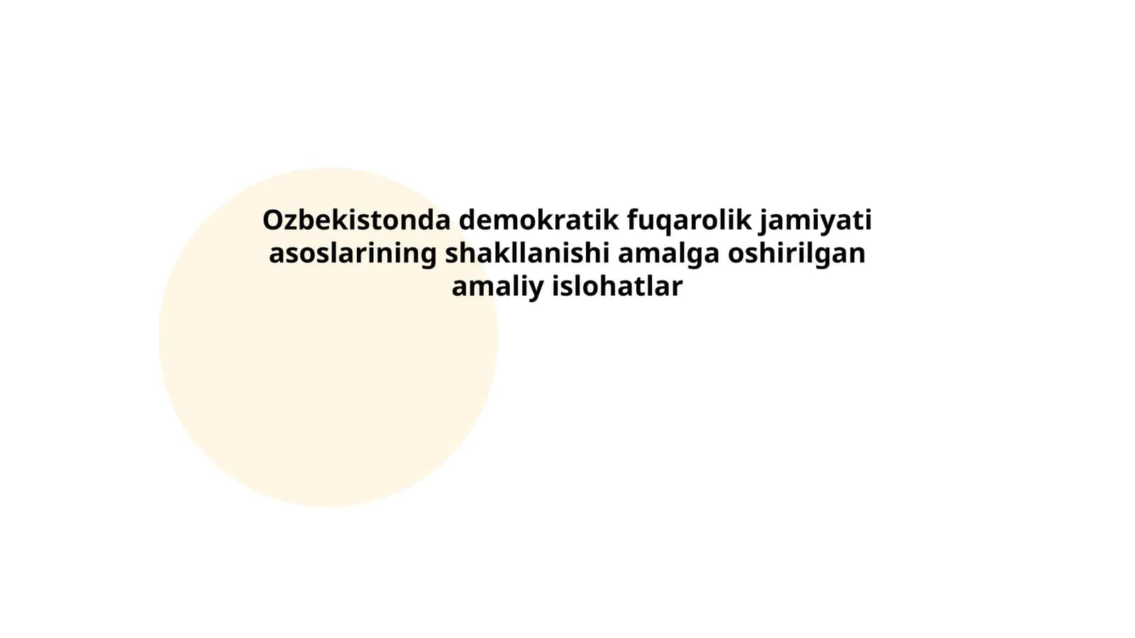 Konstitutsiyaviy islohotlar 1