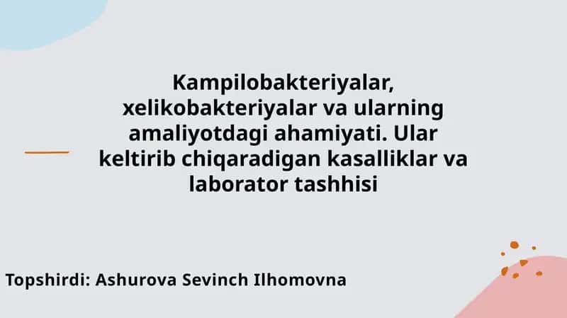 Bakteriyalar morfologiyasi 1