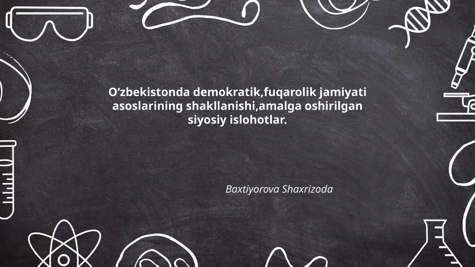 Oʻzbekistonda demokratik jamiyat asoslari 1
