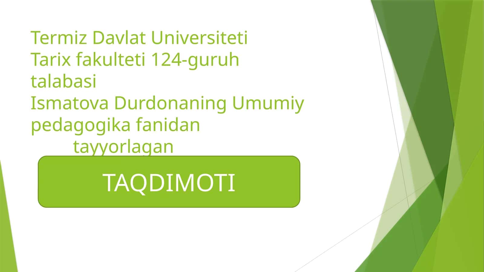 FUQAROLIK TARBIYASI 1