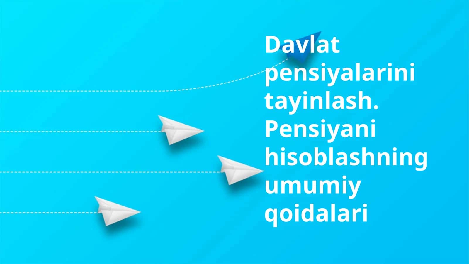 Davlat pensiyalarini tayinlash. Pensiyani hisoblashning umumiy qoidalari 1