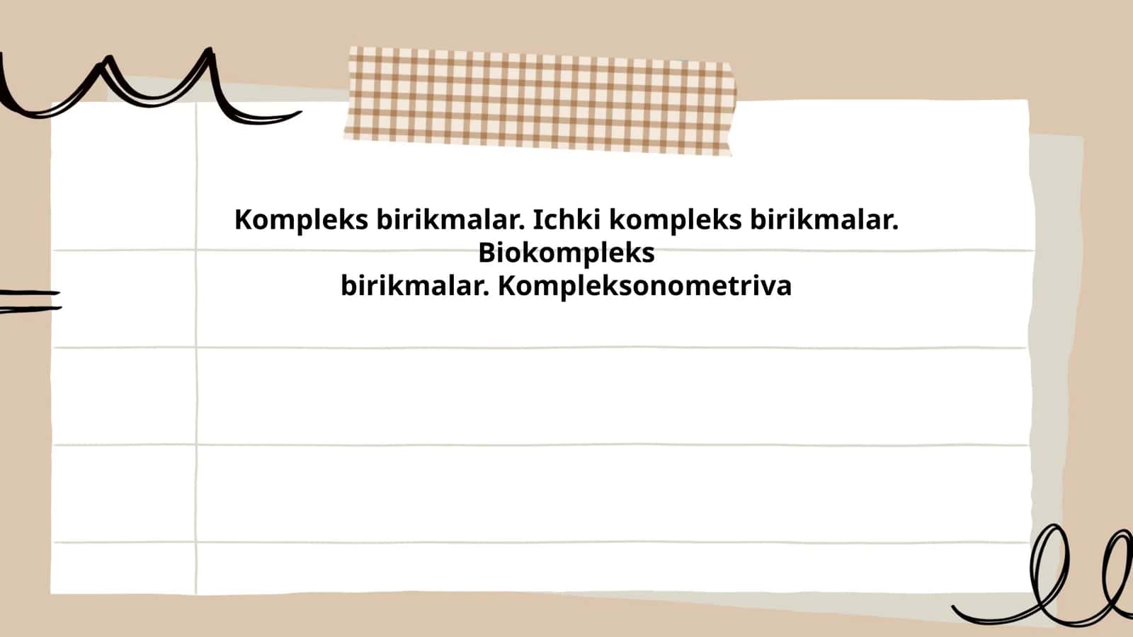 Kompleks birikmalar 1