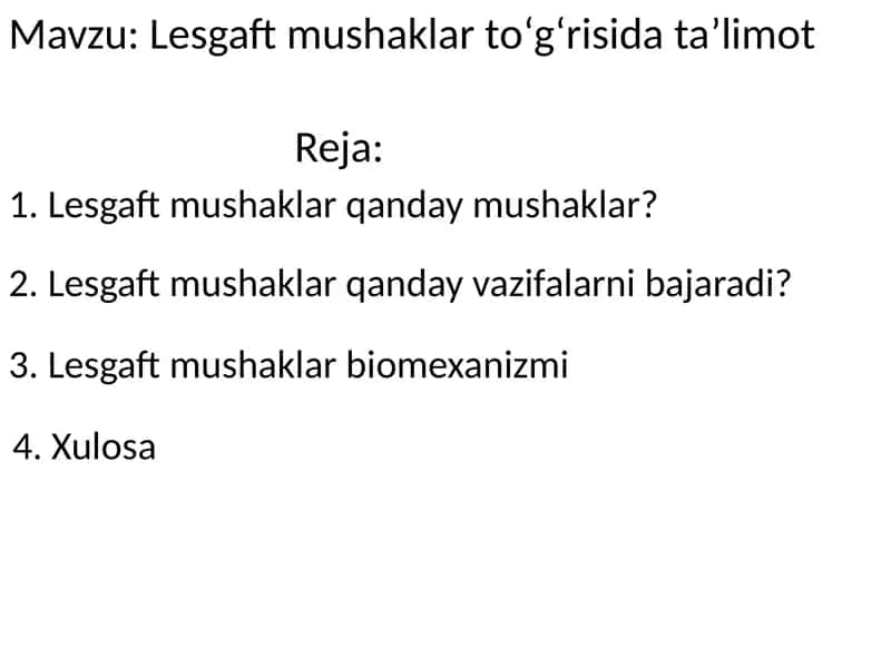 Lesgaft mushaklar toʻgʻrisida taʼlimot 1