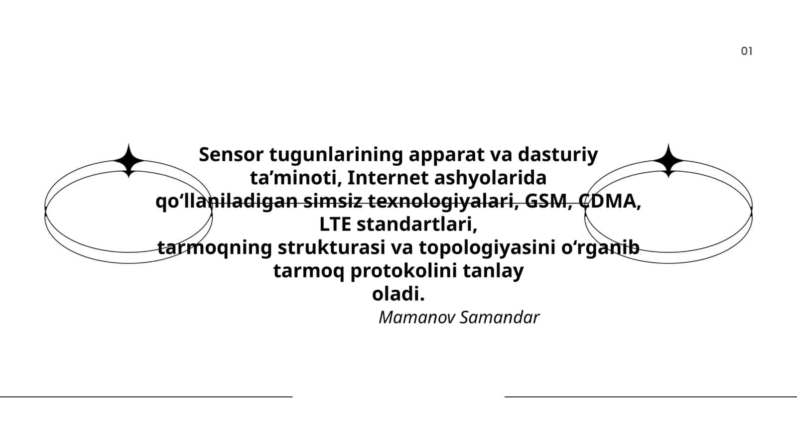 Sensor tugunlarining apparat va dasturiy ta’minoti 1