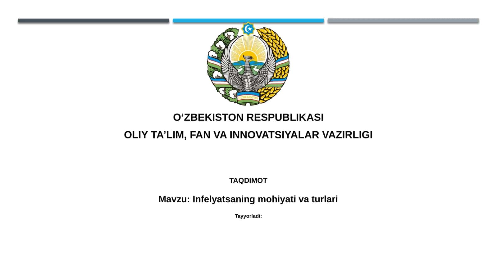 Infelyatsaning mohiyati va turlari 1