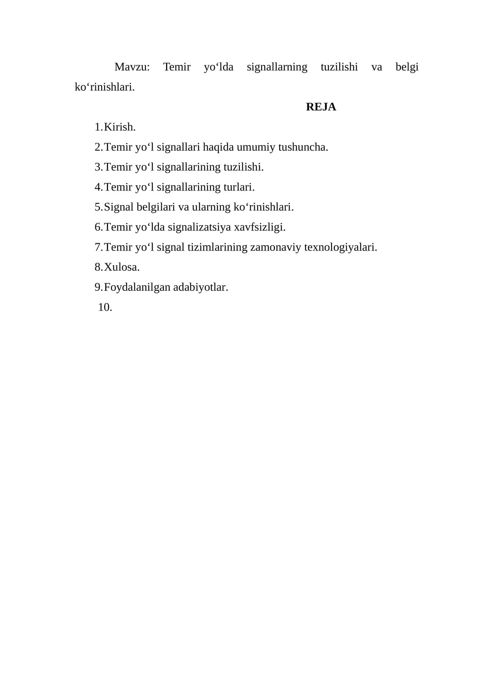 Temir yo‘lda signallarning tuzilishi va belgi ko‘rinishlari 1