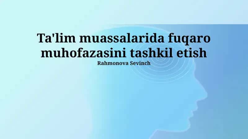Ta'lim muassalarida fuqaro muhofazasini tashkil etish 1