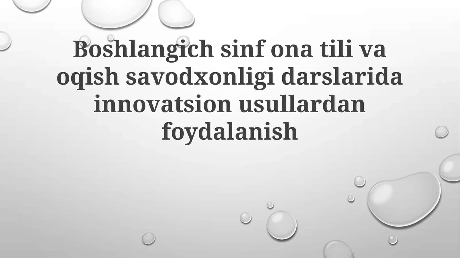 Инновация мультимедийли учиш усуллари 1