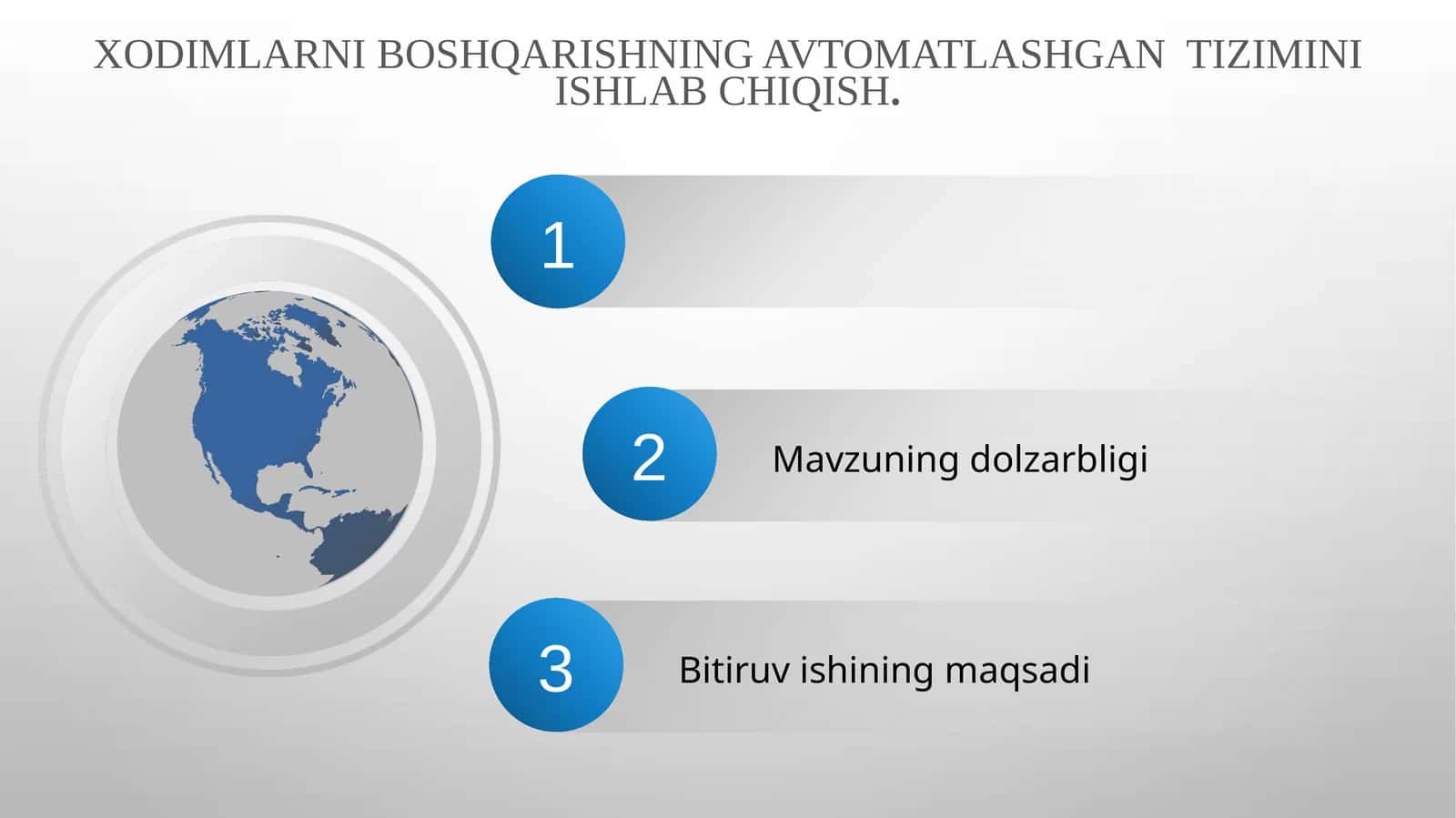 Xodimlarni boshqarishning avtomatlashgan tizimi 1