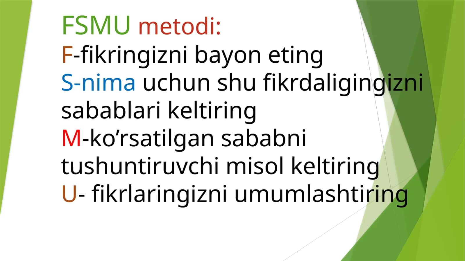 FSMUmetodi 1