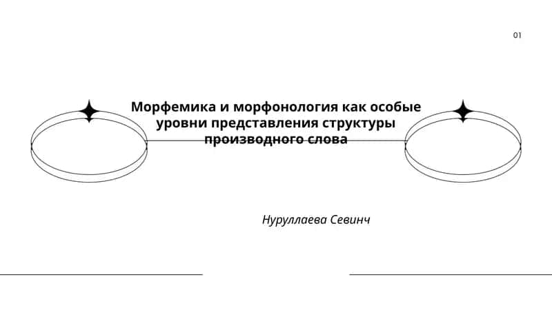 Морфемика и морфонология как особые уровни представления структуры производного слова 1