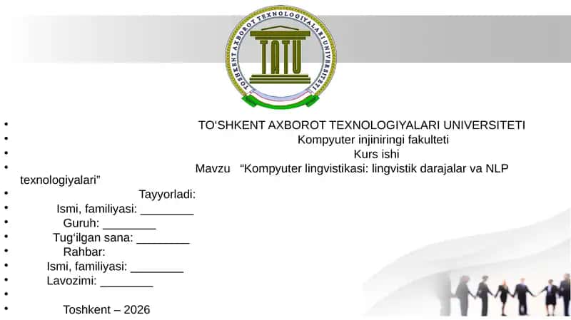 Talim va ilmiy xizmatlar 1