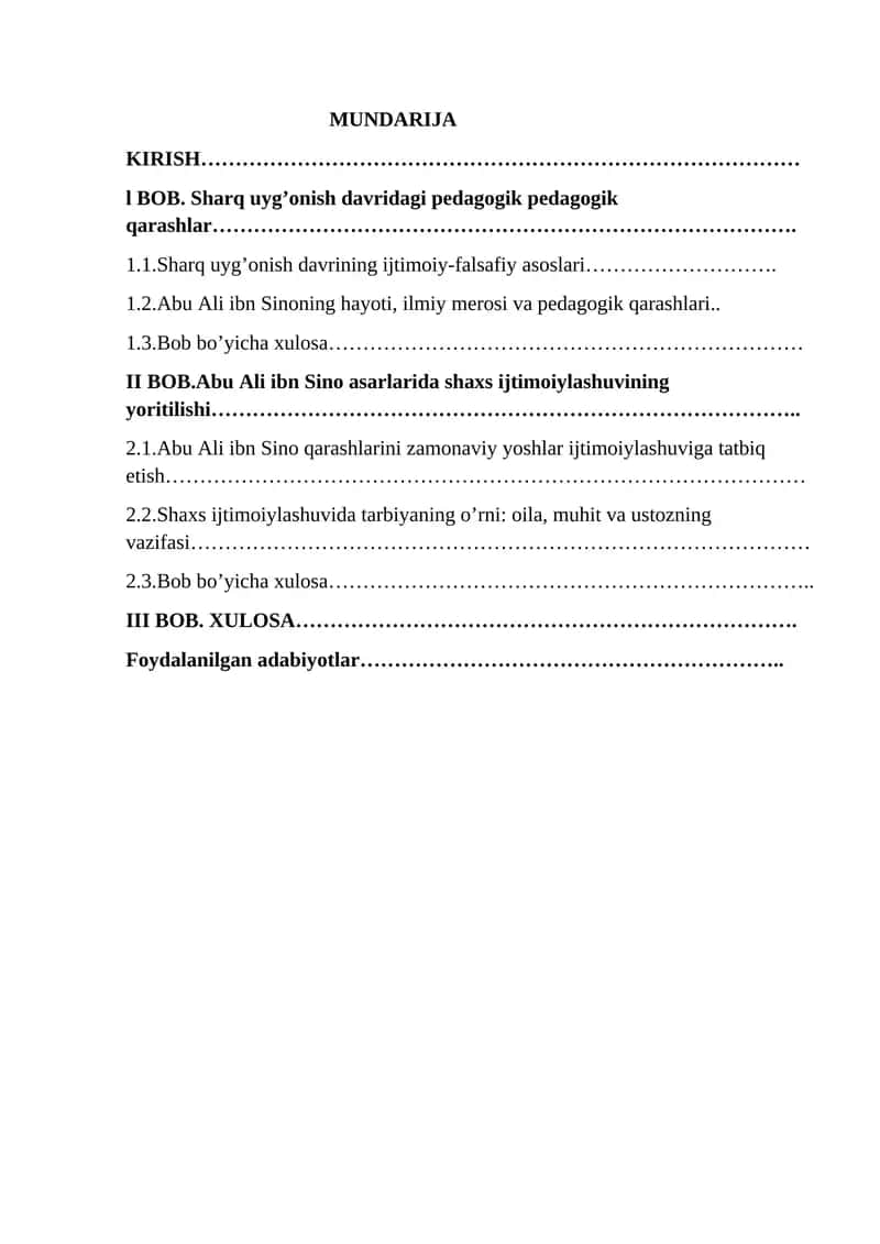 Sharq uygʻonish davridagi pedagogik qarashlar 1