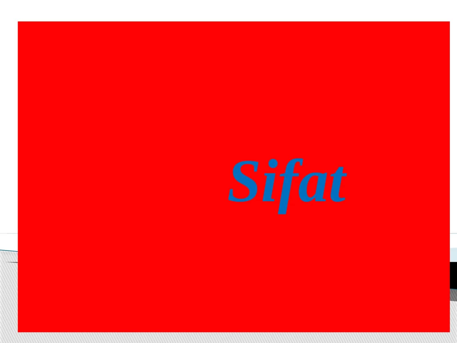 Sifat 1