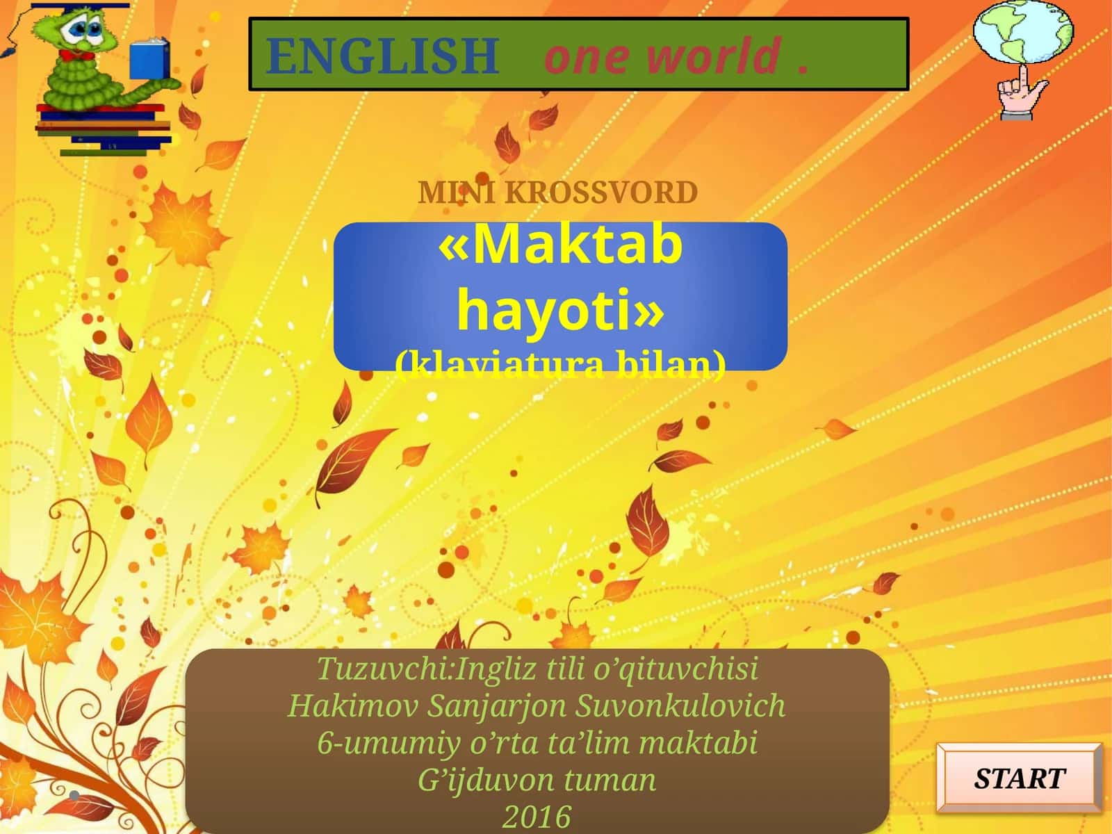 MINI KROSSVORD 1