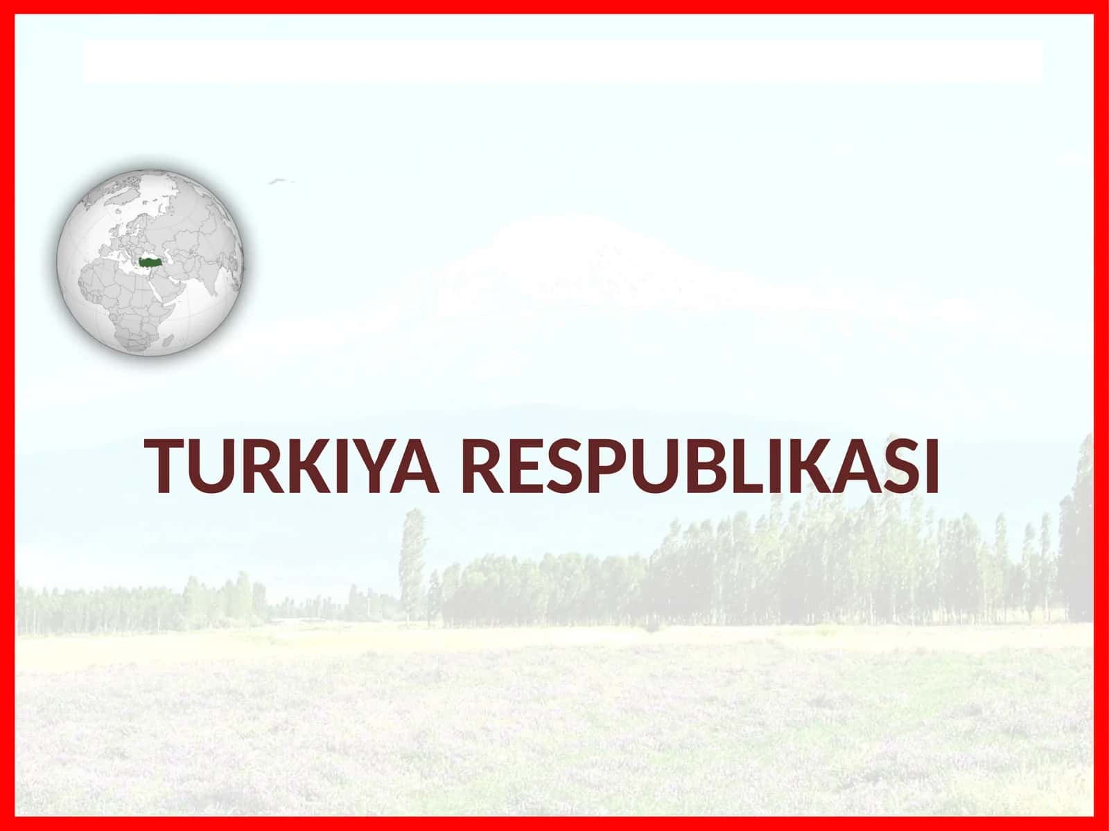 Turkiya Respublikasi 1