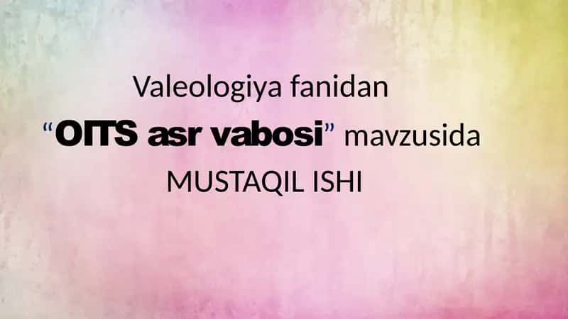 OITS asr vabosi 1