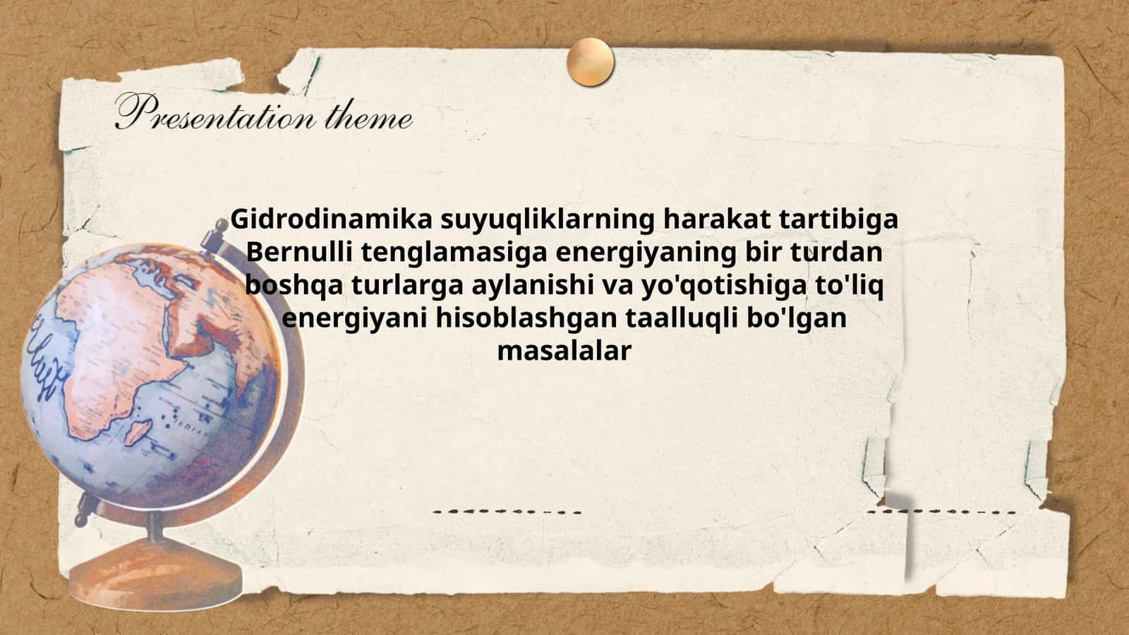 Gidrodinamika suyuqliklarning harakati 1