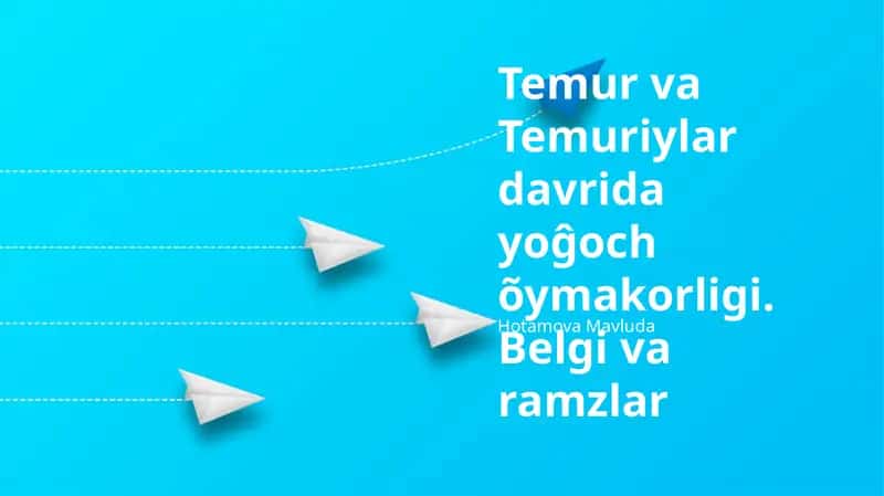 Temuriylar davrida yog'och o'ymakorligi 1