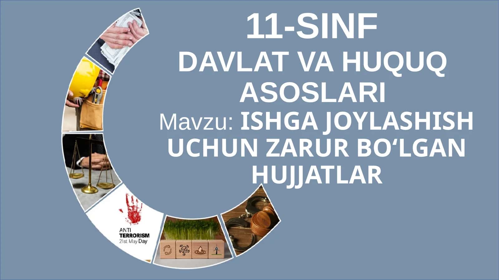 ISHGA JOYLASHISH UCHUN ZARUR BOʻLGAN HUJJATLAR 1