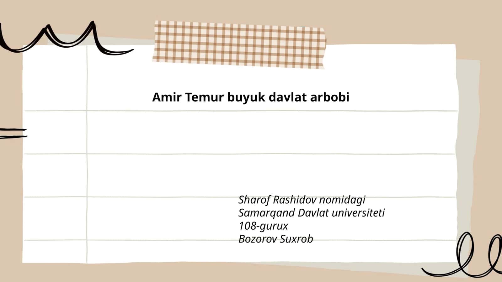 Amir Temur buyuk davlat arbobi 1