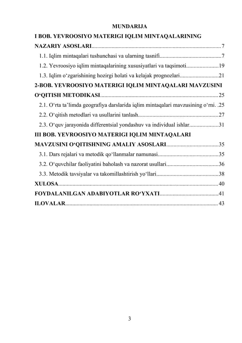 Yevroosiyo Materigi Iqlim Mintaqalari Mavzusini O‘qitish 1