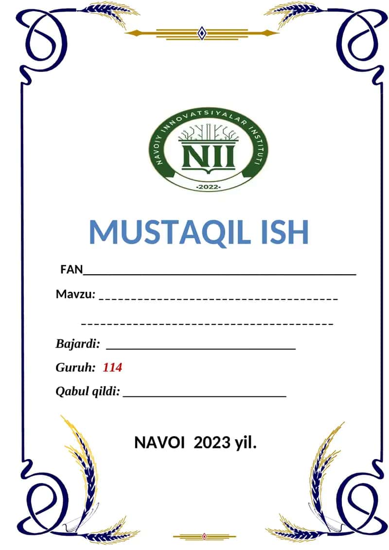NAVOI 2023 yil 1
