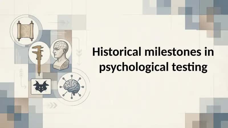 Historical milestones in psychological testing 1