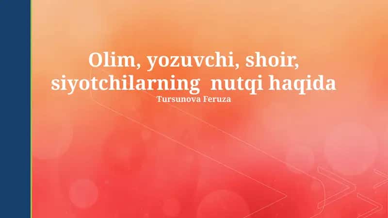 Shoirlarning nutqlari: She'r va musiqa uyg'unligi 1