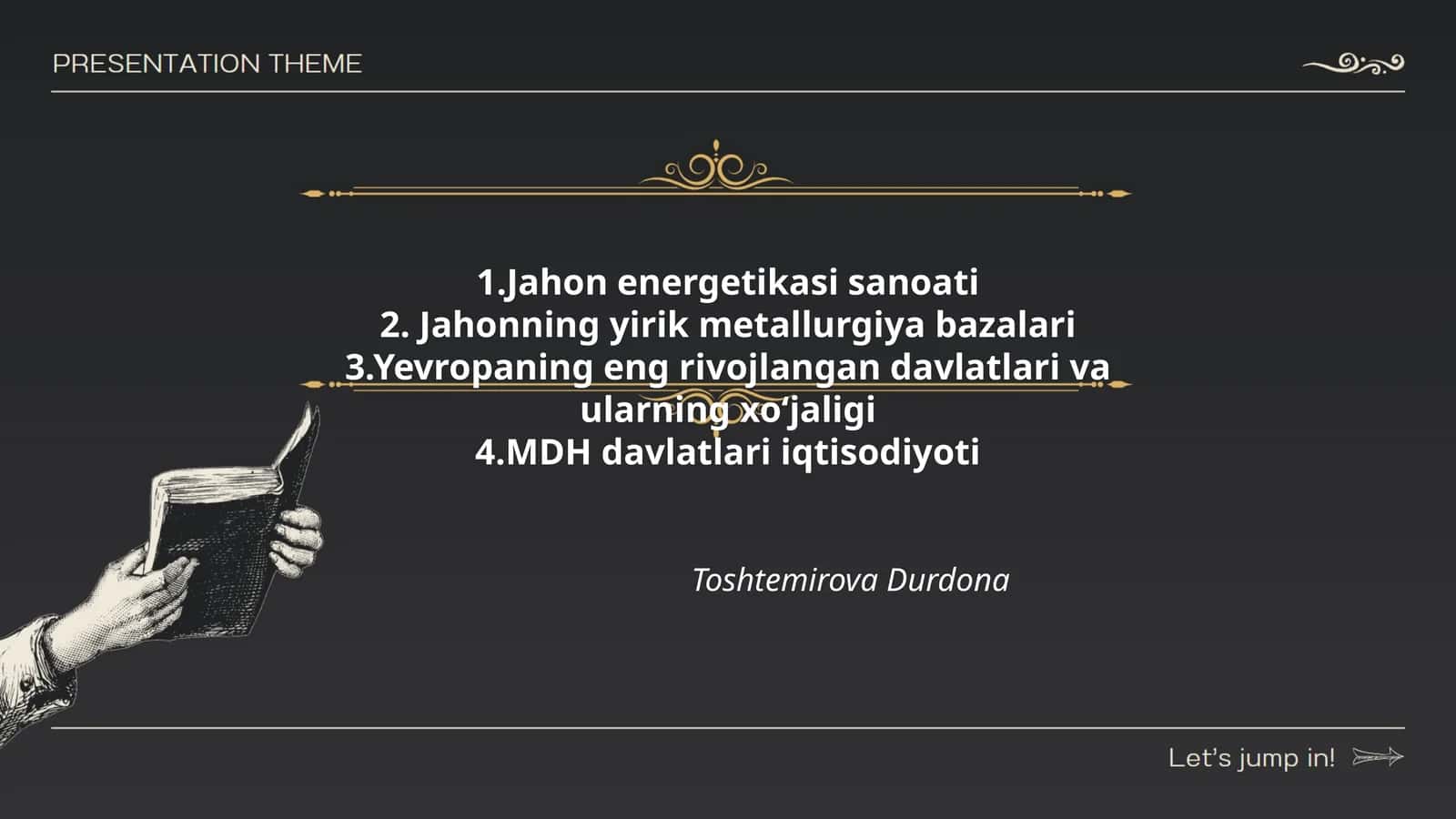 MDH davlatlari iqtisodiyoti 1