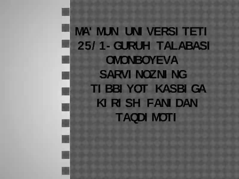 Hozirgi zamon tibbiyotida yatrogeniya
