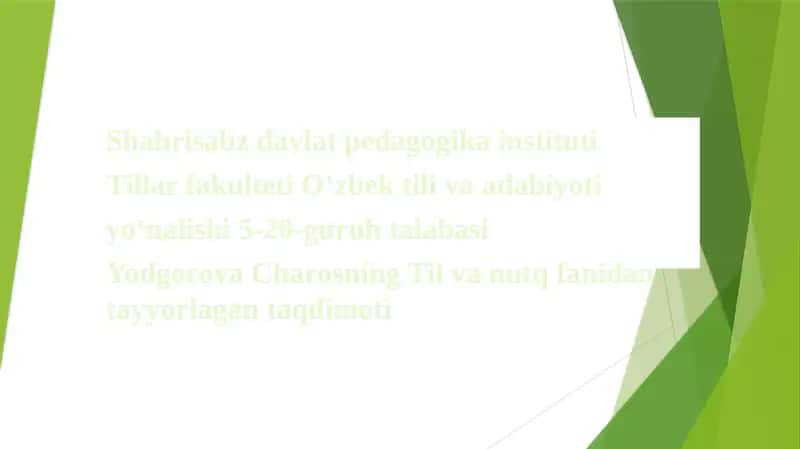 BOLANUTQININGO'ZIGAXOSXUSUSIYATLARI 1