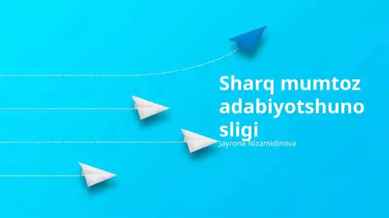 Sharq mumtoz adabiyotshunosligi
