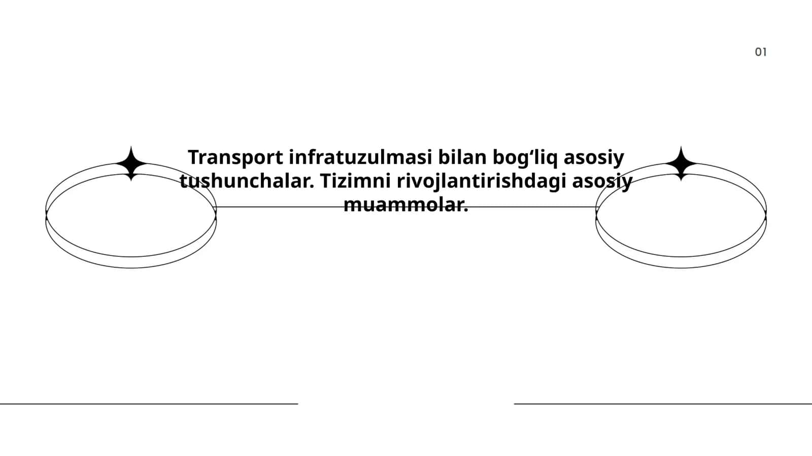 Transport infratuzulmasi bilan bogʻliq asosiy tushunchalar 1