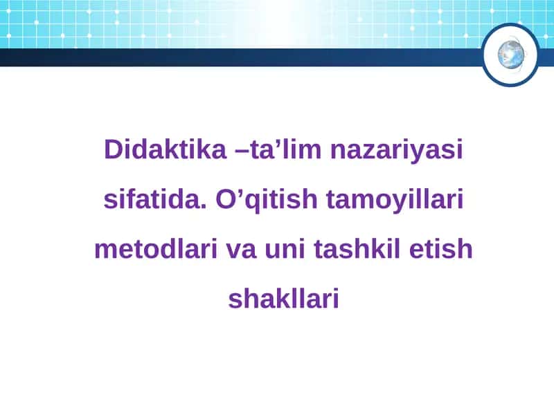 Didaktika 1