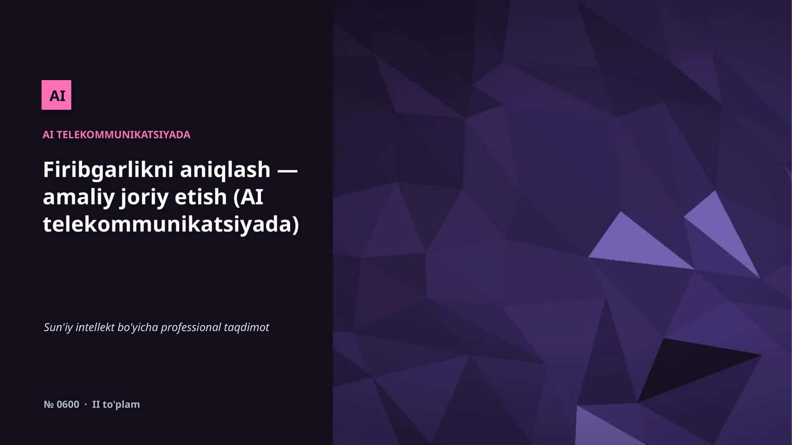 AI TELEKOMMUNIKATSIYADA 1