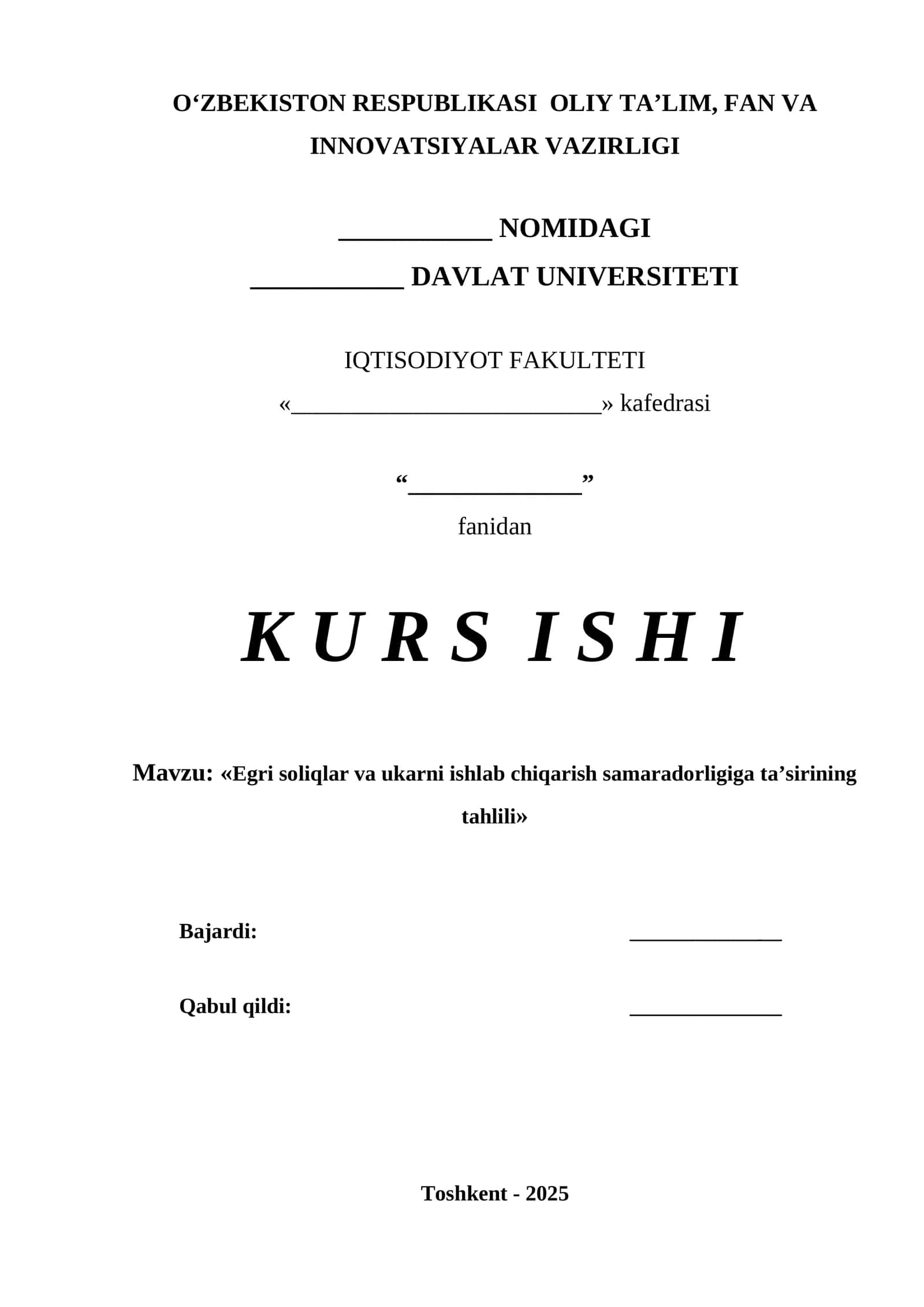 Egri soliqlar va ularni ishlab chiqarish samaradorligiga ta’sirining tahlili 1