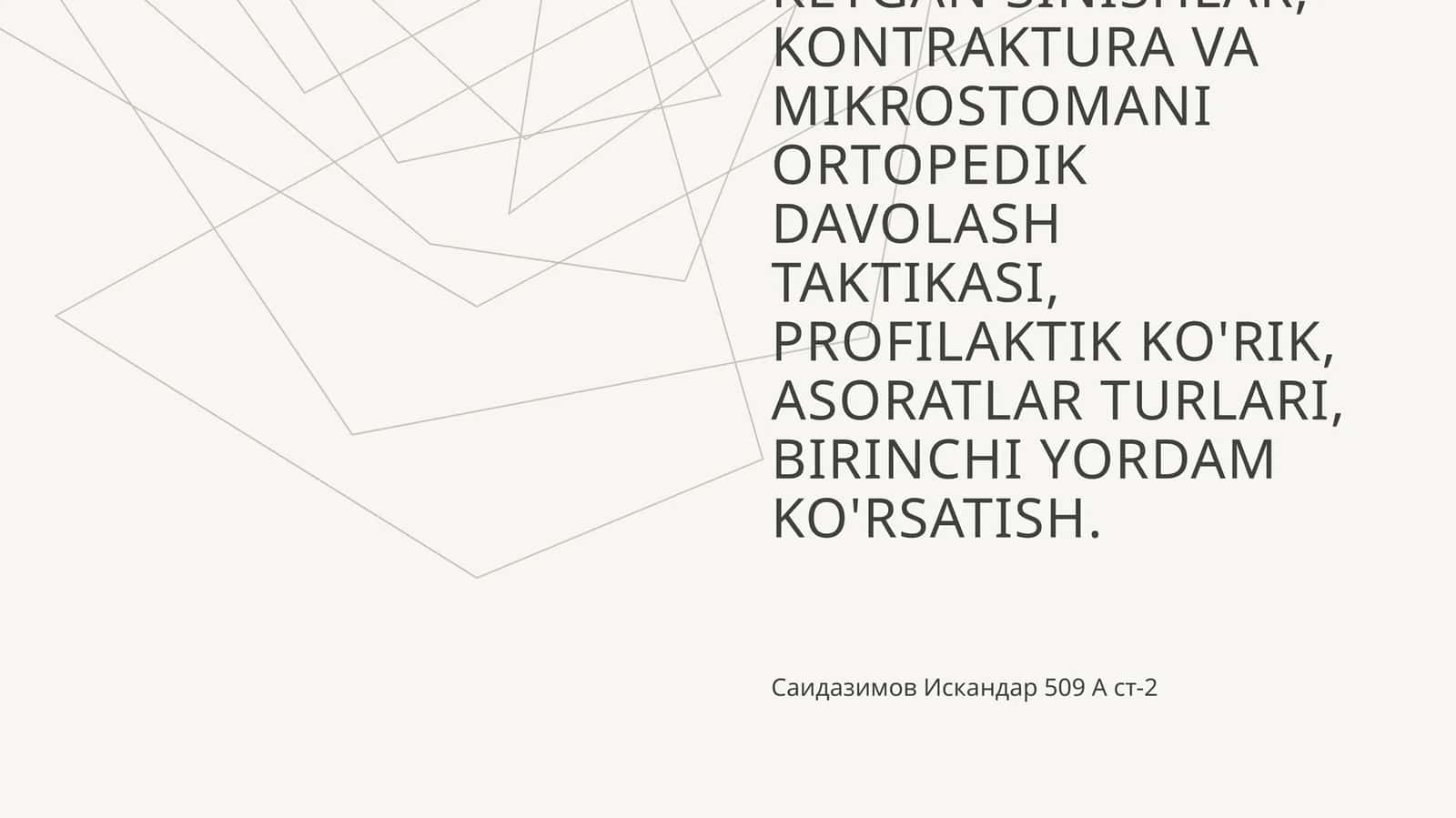 Soxta jag' bo'g'imlari mavjud bo'lgan bemorlarni protezlashda umumiy amaliyot shifokor-stomatologining an'anaviy va raqamli texnologiyalar usullarini bilishi 1