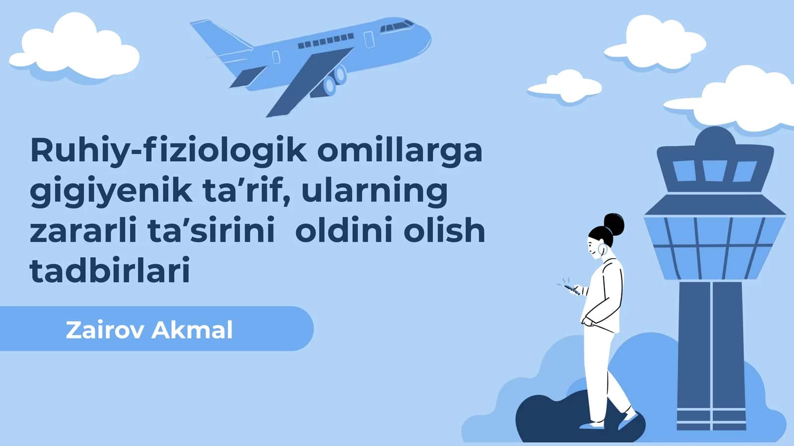 Ruhiy-fiziologik omillarga gigiyenik ta’rif, ularning zararli ta’sirini oldini olish tadbirlari 1