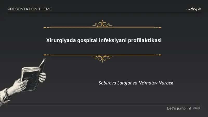 Xirurgiyada gospital infeksiyani profilaktikasi 1