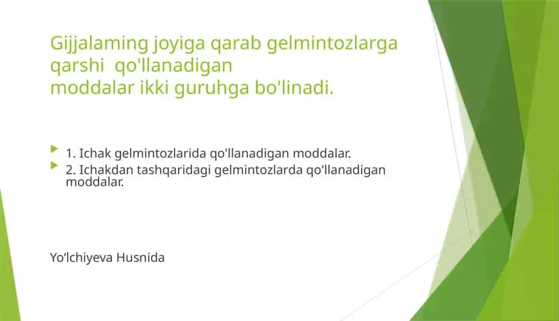Gelmintozlar 1