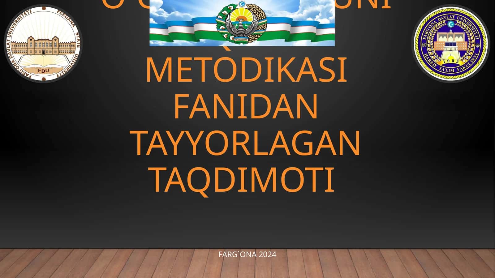 Oliy va o‘rtata’lim muassasalarida o‘qitish sporti 1