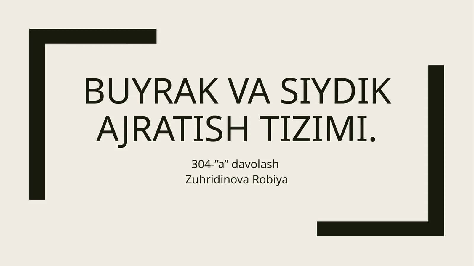 Buyrak kasalliklari bilan og'rigan bemorlarni sho'roq qilish 1