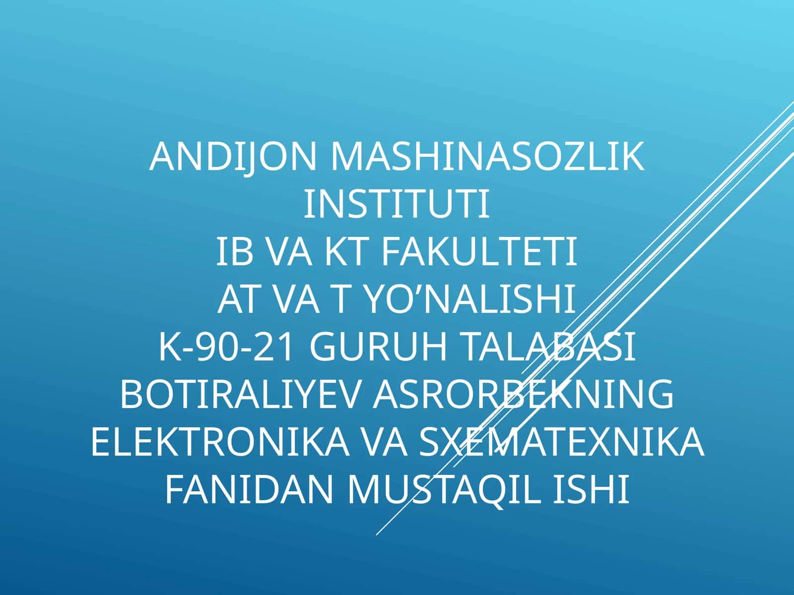 Optoelektron elementlar va optronlar 1