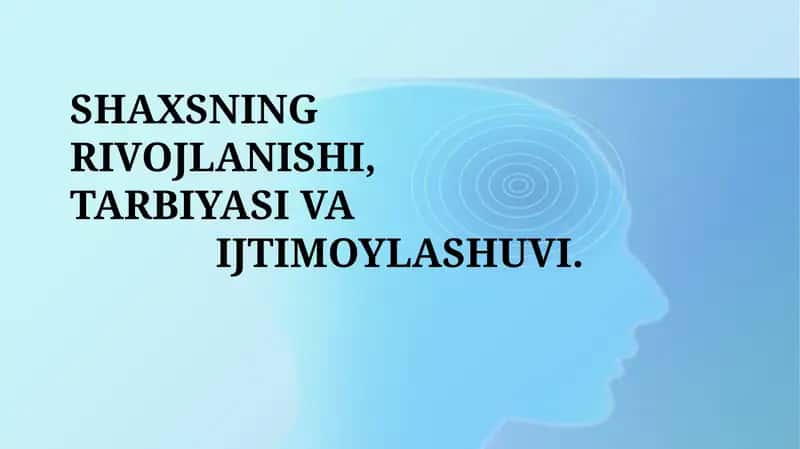 Ijtimoiy moslashuvning ahamiyati 1