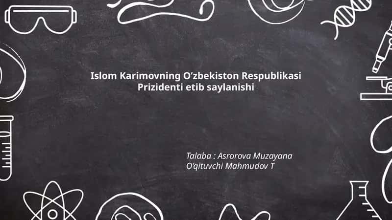Islom Karimovning O’zbekiston Respublikasi Prizidenti etib saylanishi 1