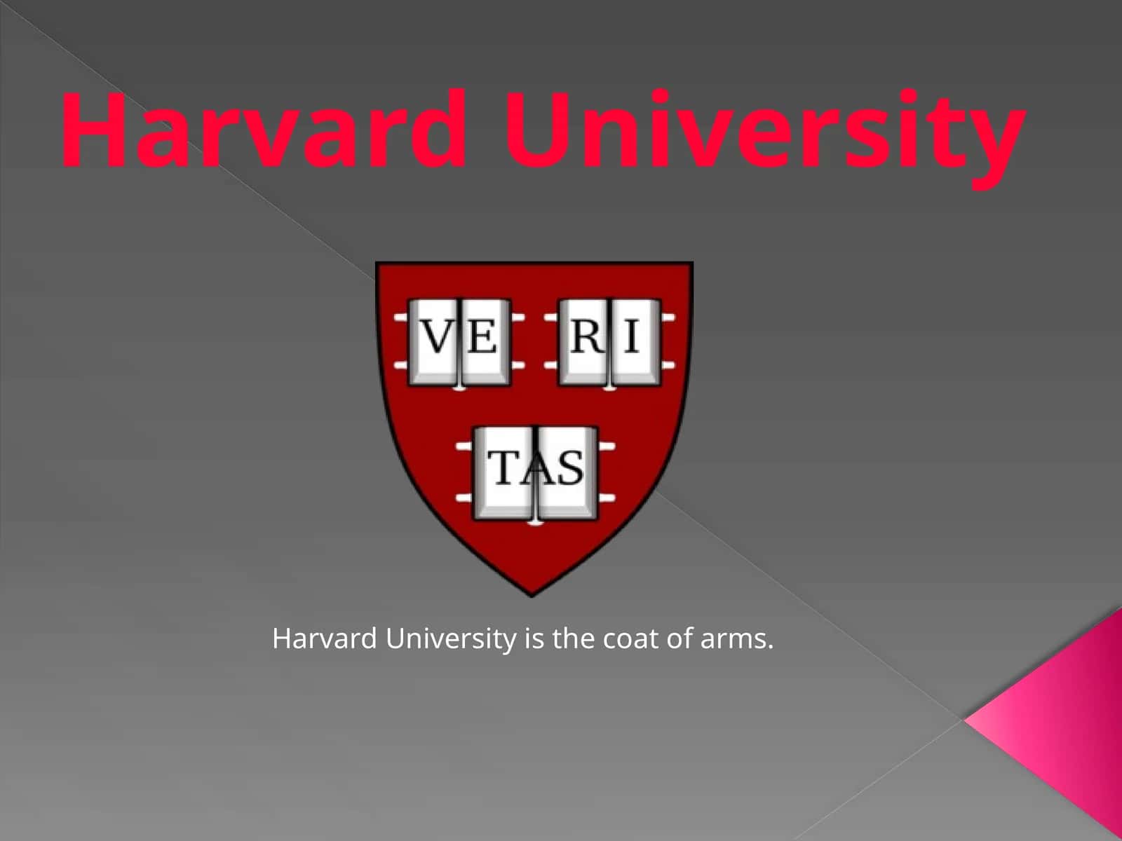Harvard University 1