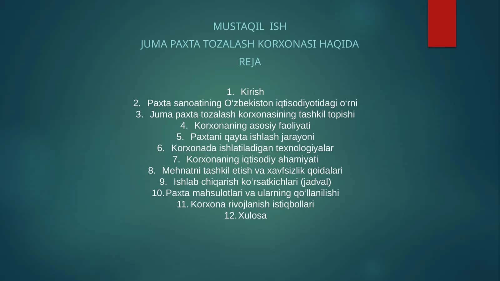 Juma paxta tozalash korxonasi 1